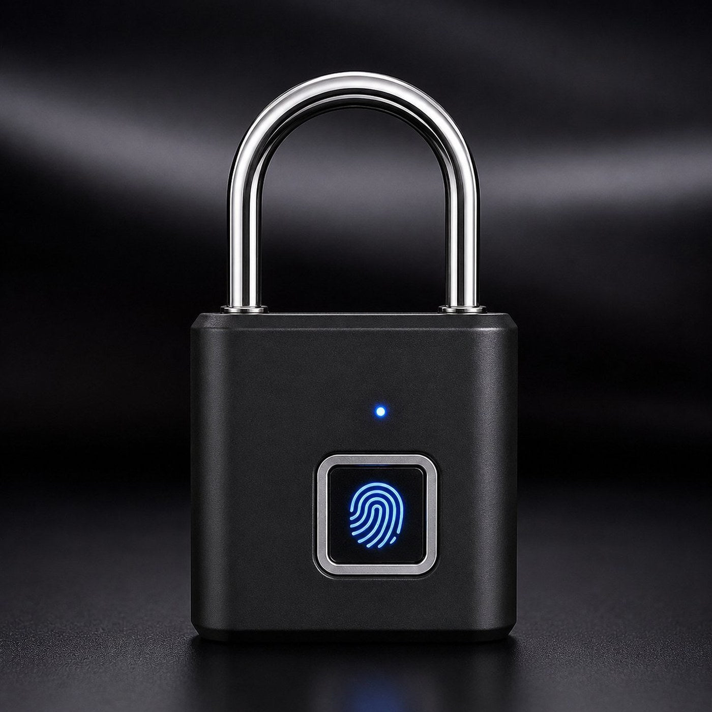KERUI O11 smart fingerprint padlock with glowing fingerprint sensor
